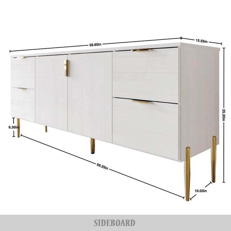 Buffet moderne aux lignes épurées