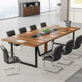 Table de conférence de 2,4 m, grande table de réunion pour 10 personnes, montage facile