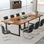 Table de conférence de 2,4 m, grande table de réunion pour 10 personnes, montage facile