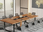 8FT Conference Table, Large Meeting Table for 10 People, Easy Assembly