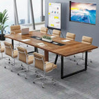 Table de conférence de 2,4 m, grande table de réunion pour 10 personnes, montage facile