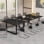 Table de conférence de 2,4 m, grande table de réunion pour 10 personnes, montage facile