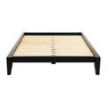 Lit plateforme en bois massif avec assemblage japonais