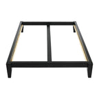 Lit plateforme en bois massif avec assemblage japonais