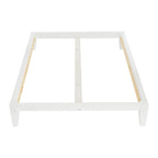 Lit plateforme en bois massif avec assemblage japonais