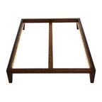 Lit plateforme en bois massif avec assemblage japonais