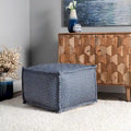 Pouf Ottoman Intérieur/Extérieur à Motif Aztèque