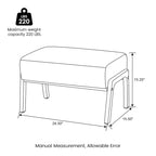 Tabourets d'appoint en similicuir style Mid-Century