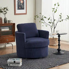 Fauteuil pivotant en velours côtelé moderne, lot de 1