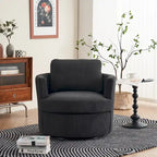 Fauteuil pivotant en velours côtelé moderne, lot de 1