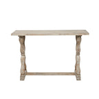 Console ou banc en bois avec des accents vieillis - Marron