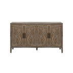 Buffet en Bois 4 Portes, Sergé, Style Américain Vintage