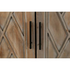 Buffet en Bois 4 Portes, Sergé, Style Américain Vintage