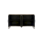 Buffet en Bois 4 Portes, Sergé, Style Américain Vintage