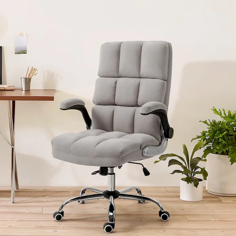 Chaise de Bureau en Velours Fauteuil de Bureau de Direction