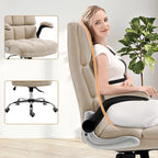 Chaise de Bureau en Velours Fauteuil de Bureau de Direction