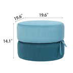 Pouf rond rembourré Repose-pieds Ottomane