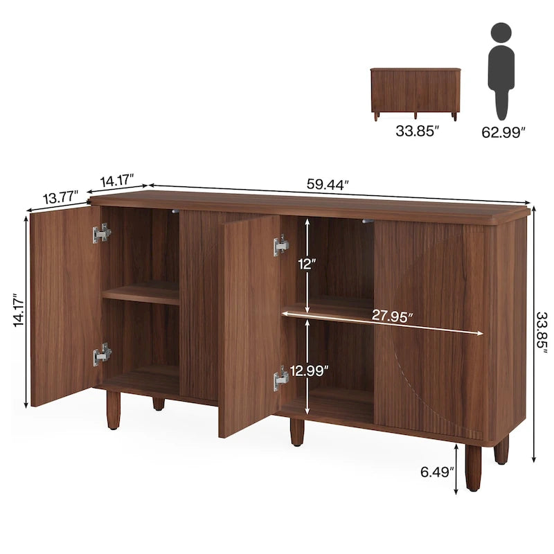 Bahut de rangement moderne pour salle à manger
