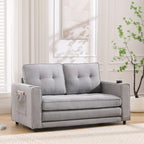 Causeuse capitonnée pliable avec lit de canapé convertible escamotable