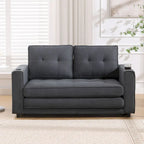 Causeuse capitonnée pliable avec lit de canapé convertible escamotable